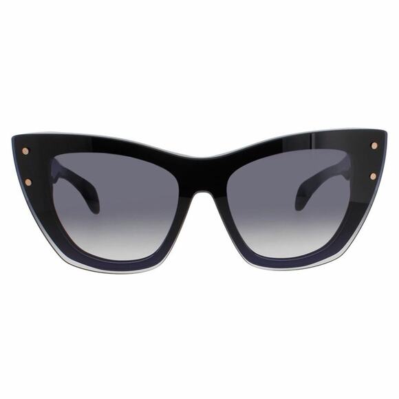 New! BUGATTI 48L-BK Elegant Cat Eye Luxury Black Sunglasses, Authentic main image 10